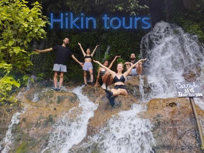 Waterfalls-Tour, Scooter-Rental & Hostal El Pacifico Juayúa Extérieur photo